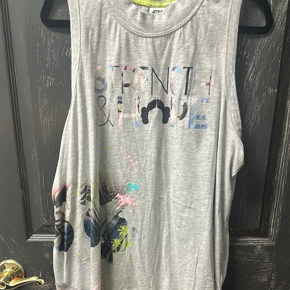 Gray Star Wars  Tank Top